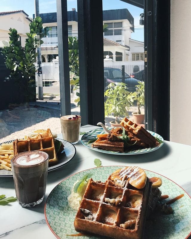 waffle served here